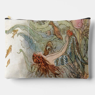 Vintage Meerjungfrau Zubehörtasche