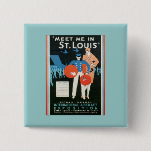 Vintage Meet Me In St.Louis Button