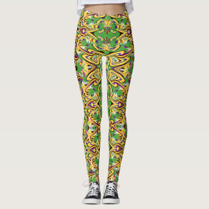 Vintage mehrfarbige klassische "Ratti_Creative_Art Leggings