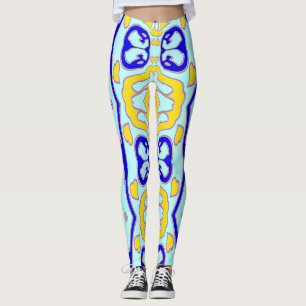 Vintage mehrfarbige nahtlose "Ratti_Creative_Arts" Leggings