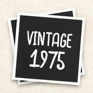 Vintage Meilensteine zum Geburtstag Serviette
