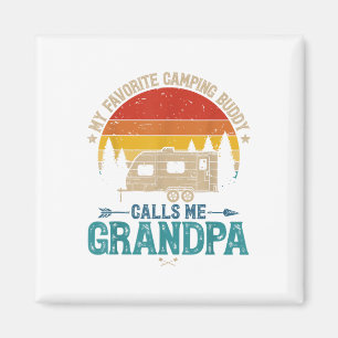 Vintage Mein Lieblings-Camping-Kumpel nennt mich O Magnet