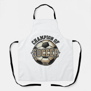 Vintage-Meister des Soccer-Ball-Shirt-Designs_1 Schürze