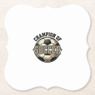 Vintage-Meister des Soccer-Ball-Shirt-Designs_1 Untersetzer