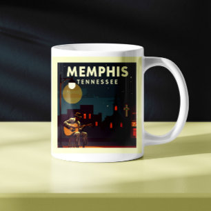Vintage Memphis Tennessee Kaffeetasse