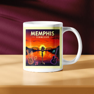 Vintage Memphis Tennessee Kaffeetasse