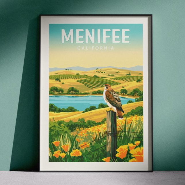 Vintage Menifee Kalifornien Poster (Von Creator hochgeladen)