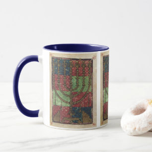 Vintage Menora, Fest der Lichter Frohes Chanukka Tasse