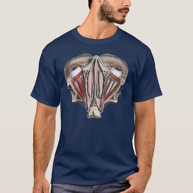 Vintage menschliche Anatomie, Augen T-Shirt (Vorderseite)