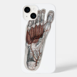Vintage-Menschliche Anatomie Fußabdruck Podologie  Case-Mate iPhone Hülle
