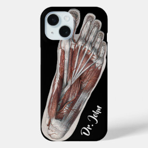 Vintage menschliche Anatomie Fußabdruck Podologie  Case-Mate iPhone Hülle