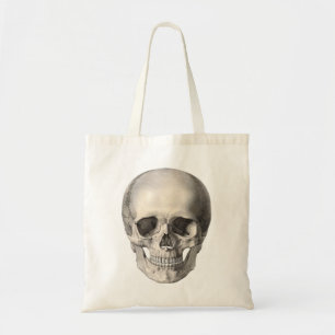 Vintage Menschliche Anatomie Schädel, Halloween Sk Tragetasche