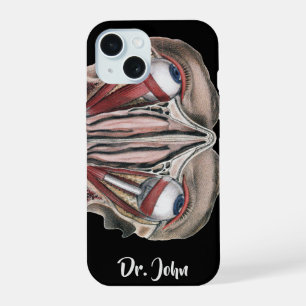 Vintage menschliche Anatomie Wissenschaft, Augäpfe iPhone 15 Hülle