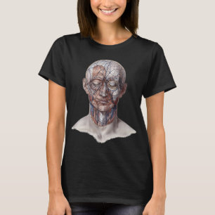 Vintage menschliche Anatomie Wissenschaft, Kopf Ke T-Shirt
