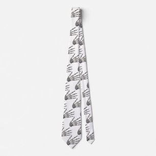 Vintage menschliche Anatomie Wissenschaft, Skelett Krawatte