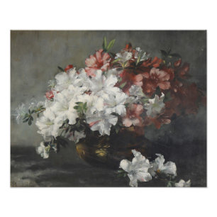 Vintage Menshausen-Labriola Stillleben mit Blumen Fotodruck