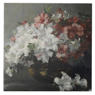 Vintage Menshausen-Labriola Stillleben von Blume Fliese