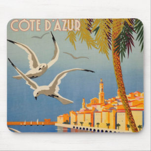Vintage Menton Côte d'Azur Mousepad