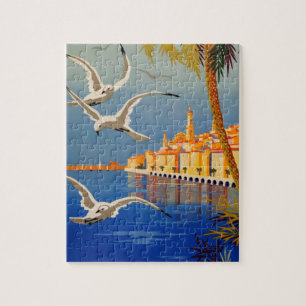 Vintage Menton Côte d'Azur Puzzle