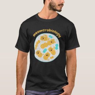 Vintage Meowcrobiologie I Mikrobiologie Chemie Cu T-Shirt