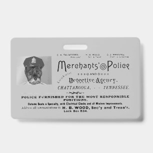 Vintage Merchants of Police wird zu Ausweis