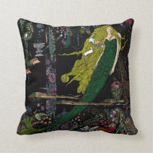 Vintage Mermaid-Druckhandfarbe