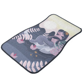 Vintage Mermaid-Printwerbung Automatte