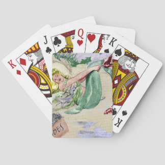 Vintage Mermaid-Spielkarten Spielkarten