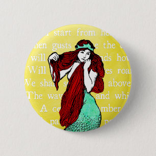 Vintage Mermaid-Taste Button