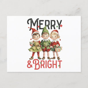 Vintage Merry & Bright Frohe Weihnachten