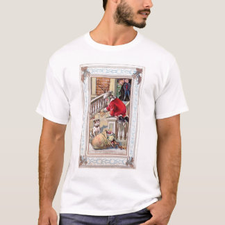 Vintage Merry Christmas - Welcome To Our Home Card T-Shirt