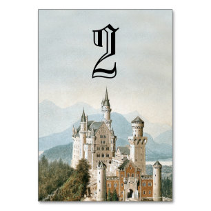 Vintage Messe Burg Rustikale Waldhochzeit Tischnummer