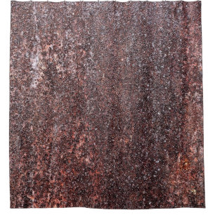 Vintage Metallstruktur mit Kratzern und Risse Duschvorhang