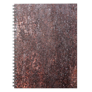 Vintage Metallstruktur mit Kratzern und Risse Notizblock