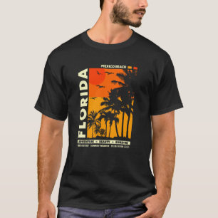 Vintage Mexico Strand Florida Sommer Sonnenunterga T-Shirt