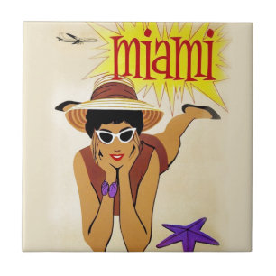 Vintage Miami Beach Fliese