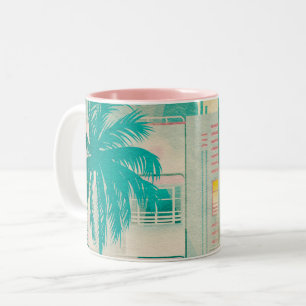 Vintage Miami, Ocean Drive Tasse