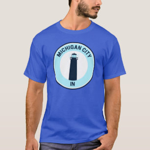 Vintage Michigan City Indiana Oversized T-Shirt