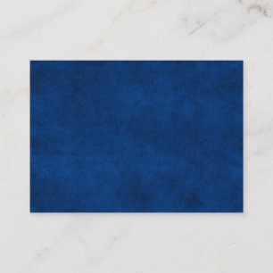 Vintage Midnightblaue Papierpergament-Schablone Visitenkarte