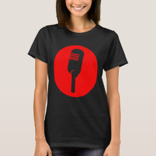 Vintage-Mikrofonständer für aufrecht stehende Säng T-Shirt