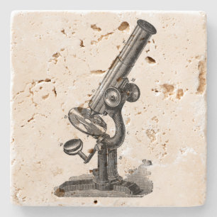 Vintage Mikroskop Stein Untersetzer