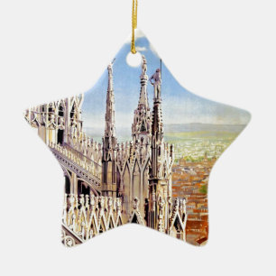 Vintage Milano Travel Keramikornament
