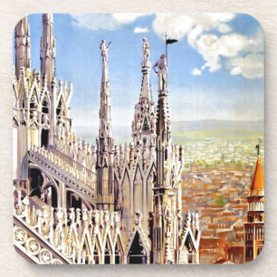 Vintage Milano Travel Untersetzer