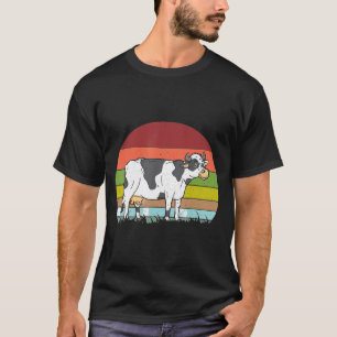 Vintage Milchkühe Tierhalter Lover Zookeeper Retro T-Shirt