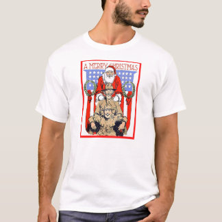 Vintage Militär Ein Frohe Weihnachten Shirt