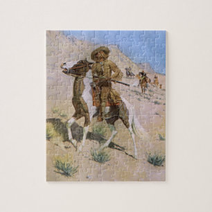 Vintage militärische Cowboys, The Scout von Reming Puzzle