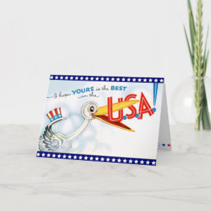 Vintage militärische Geburtstagskarte Karte