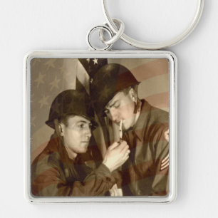 Vintage militärische Schlüsselanhänger