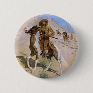 Vintage Military Cowboys, Der Scout von Remington Button