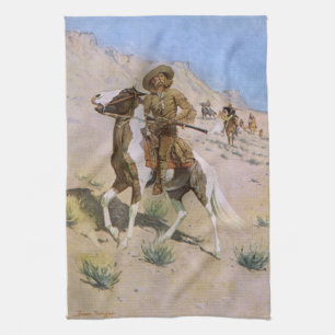 Vintage Military Cowboys, Der Scout von Remington Geschirrtuch